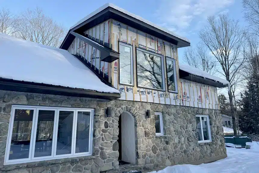 Agrandissement résidentiel à Magog.