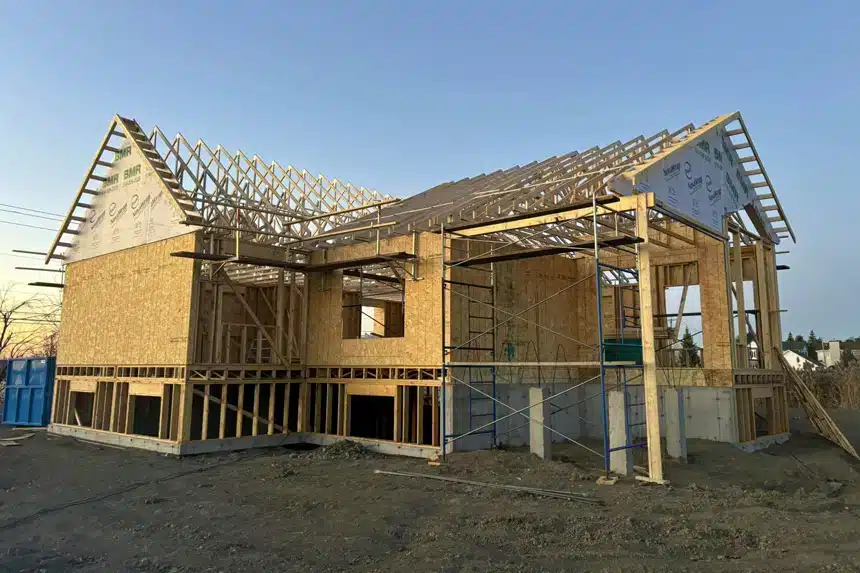 Charpente et structure construction résidentielle à Sherbrooke.